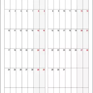 Calendário Abril, Maio 2023
