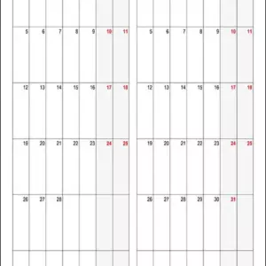 Calendário Fevereiro Marco 2029