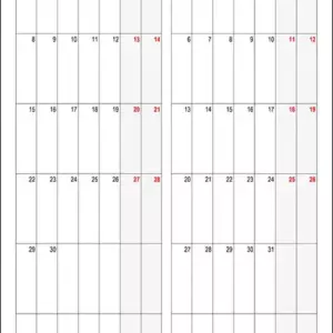 Calendário Novembro, Dezembro 2027