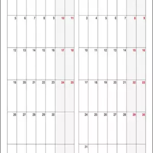 Calendário Novembro, Dezembro 2029