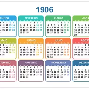 Calendário 1906