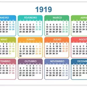 Calendário 1919