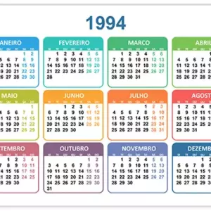 Calendário 1994