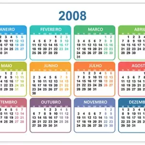 Calendário 2008