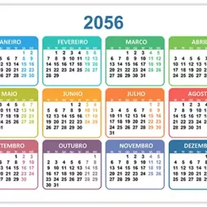 Calendário 2056