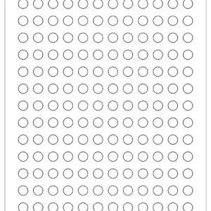 Círculos para imprimir Diâmetro 1 cm